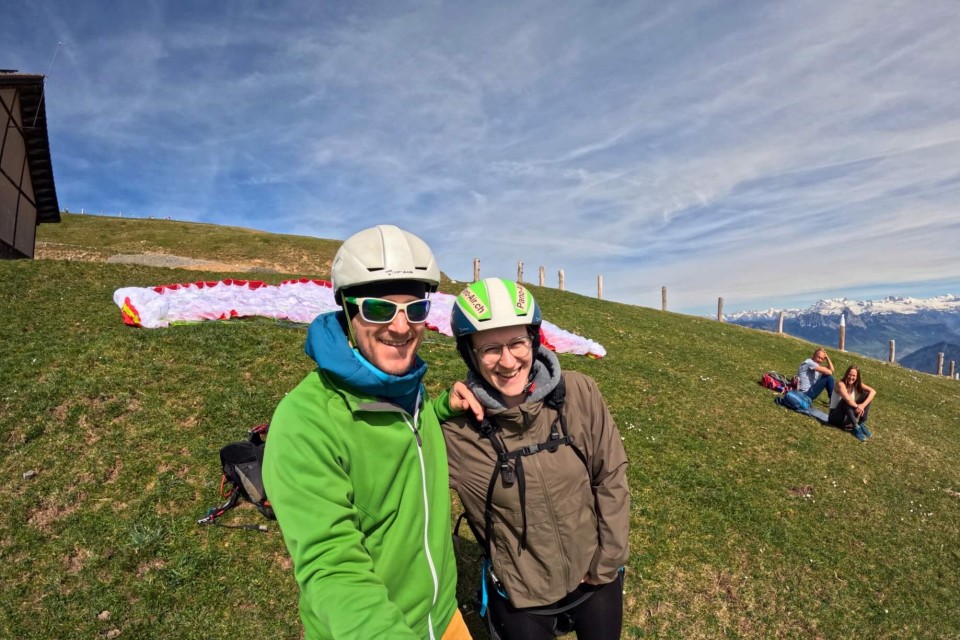 Panoramaflug mit Andrea