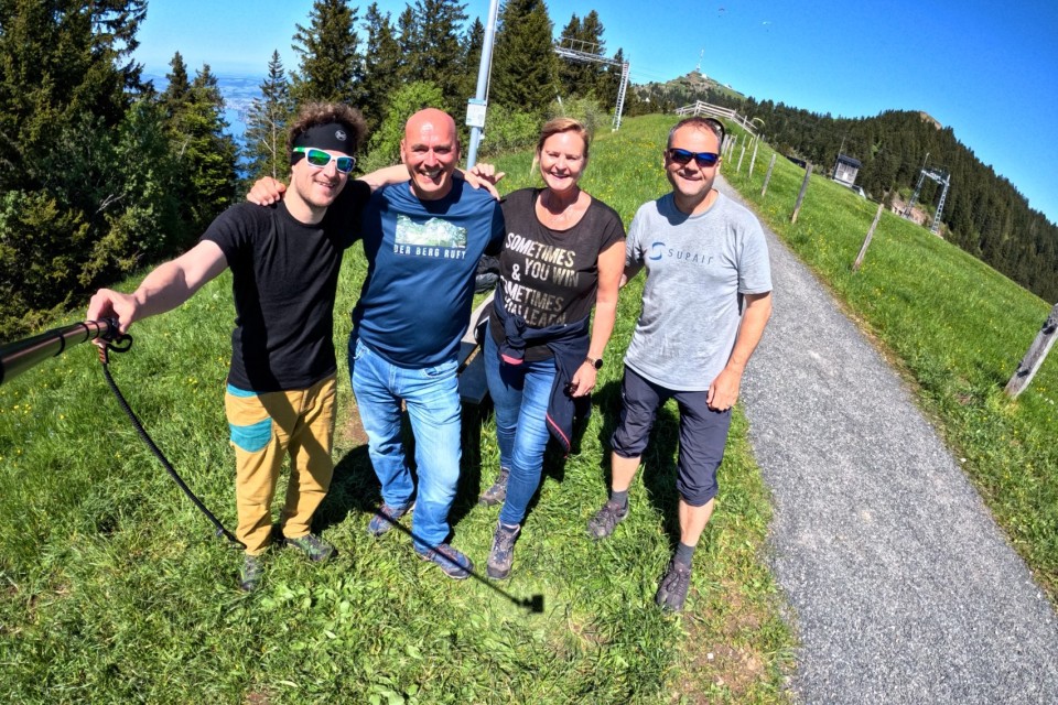 Schon die zweite Runde – von der Rigi über den Zugersee: Mit Bas & Mariska zurück in der Luft