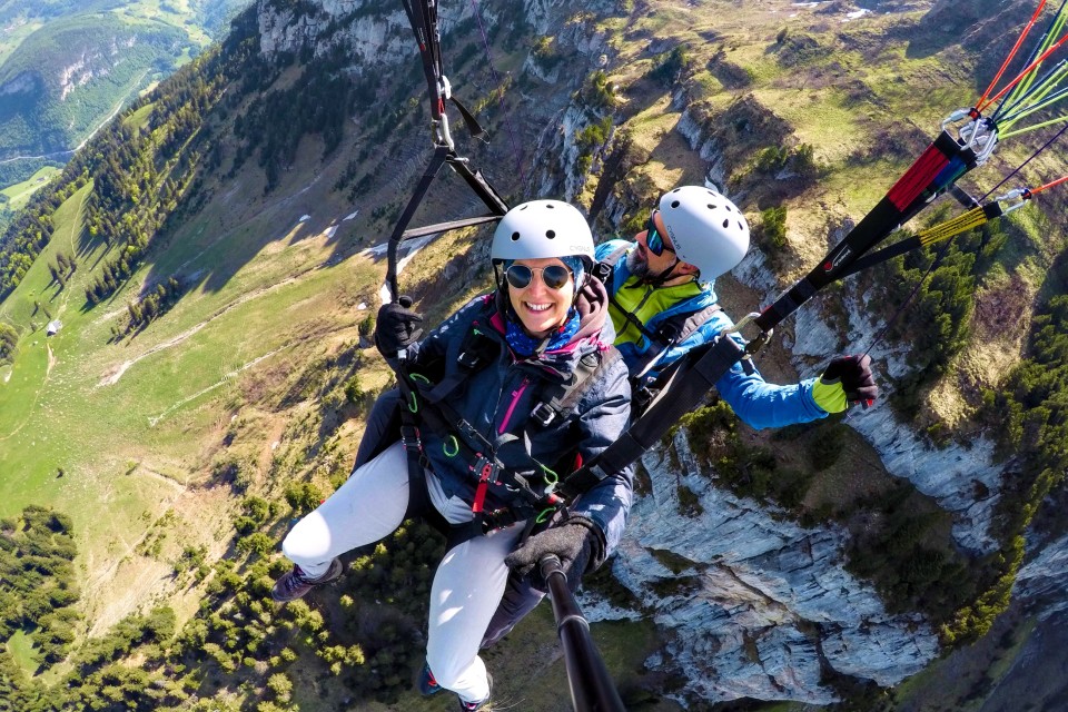 Tandemflug vom Fronalpstock – über den Urnersee bis nach Brunnen