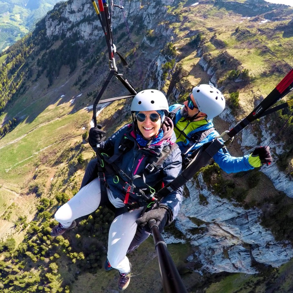 Tandemflug vom Fronalpstock – über den Urnersee bis nach Brunnen